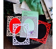 NEW Нож для вырубки накладка на рамку 7,5*10 см. "Верона" от AgiArt