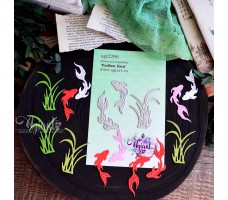 NEW Ножи для вырубки "Рыбки Кои" от AgiArt