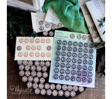 NEW Набор штампов "Алфавит №2" от AgiArt