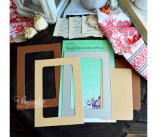 NEW Нож для вырубки "Паспарту основа для фото 10*15 см" от AgiArt