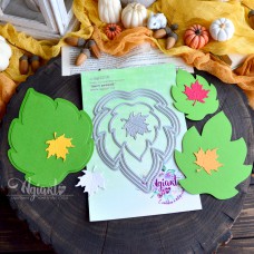 NEW Ножи для вырубки базовые "Лист резной" от AgiArt