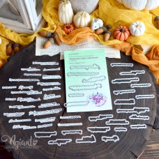 NEW Ножи для вырубки контурные "Наполни себя счастьем" от AgiArt NEW Ножи для вырубки контурные "Наполни себя счастьем" от AgiArt