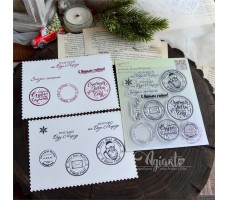 NEW Набор штампов "Почта Деда Мороза" от AgiArt NEW Набор штампов "Почта Деда Мороза" от AgiArt