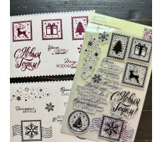 NEW Набор штампов "Время снежинок" от AgiArt